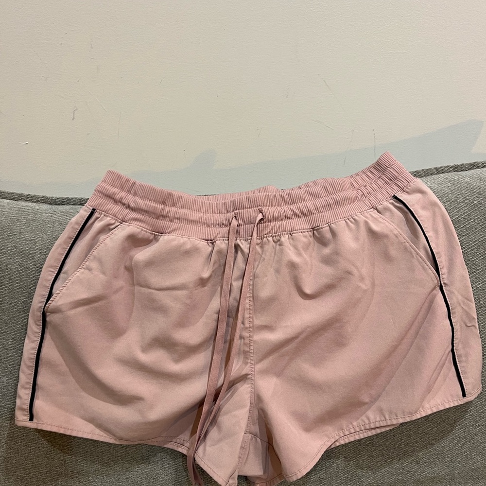 Pink athletic shorts